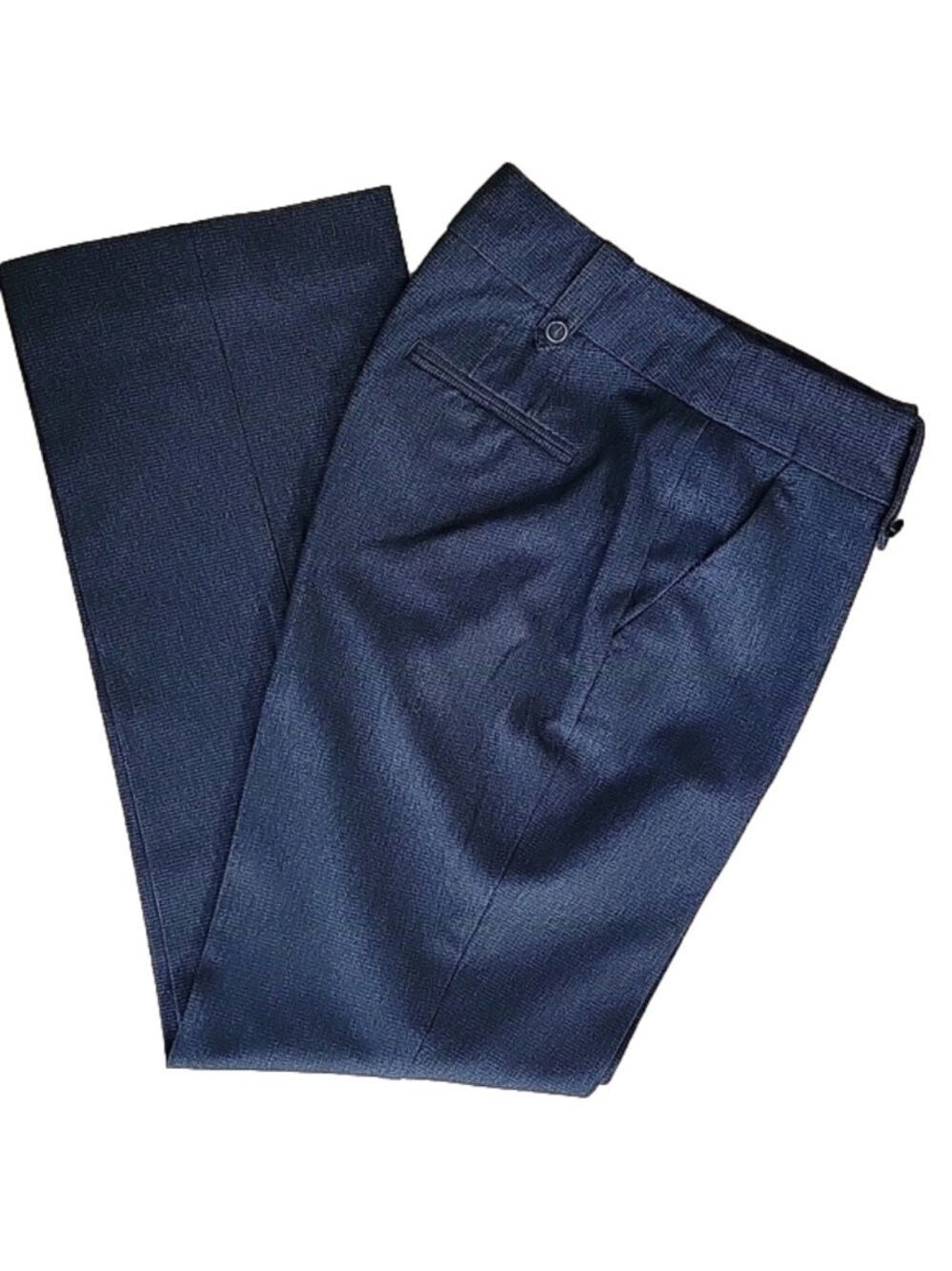 LOFT Navy Tweed Julie Trouser Pant Size 2 EUC